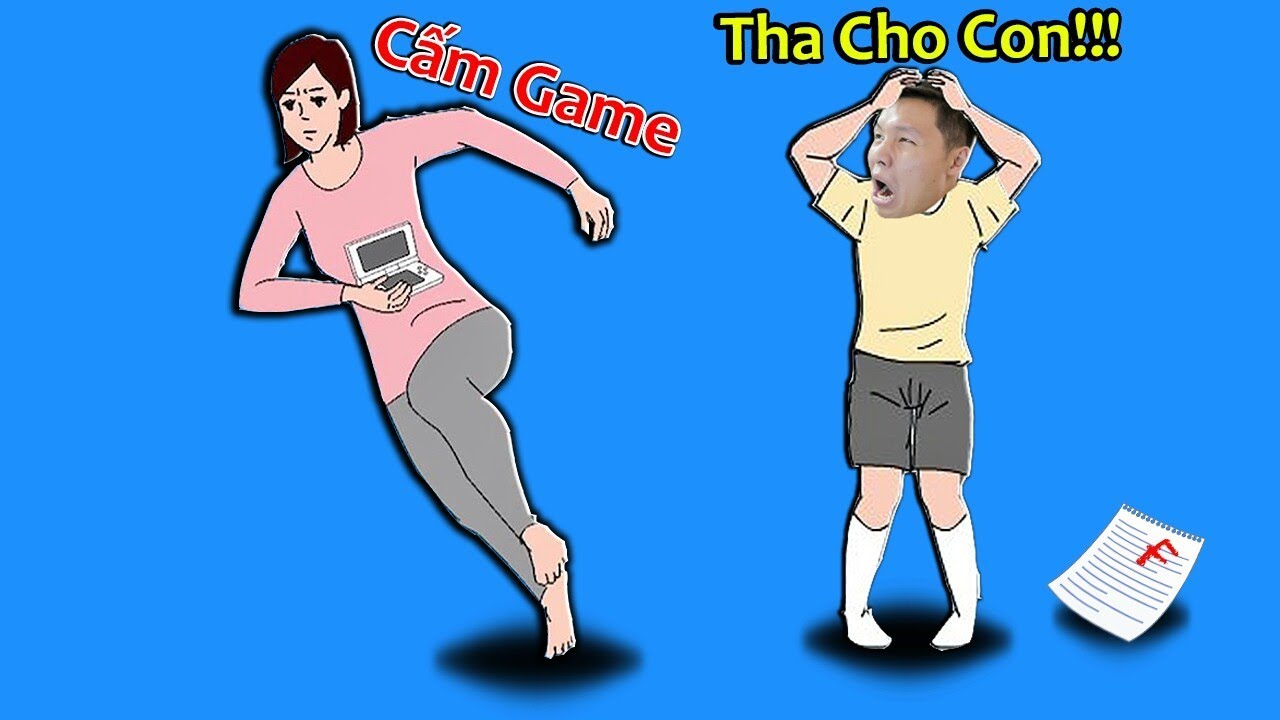 SLENDERMAN BỊ MẸ CẤM CHƠI GAME VÌ(HỌC DỐT)