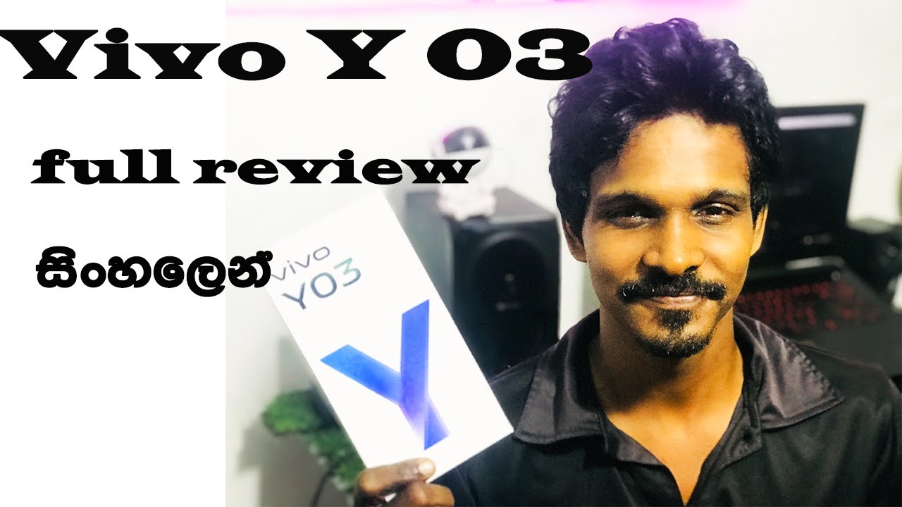 vivo y03 unboxing hands on review sinhala