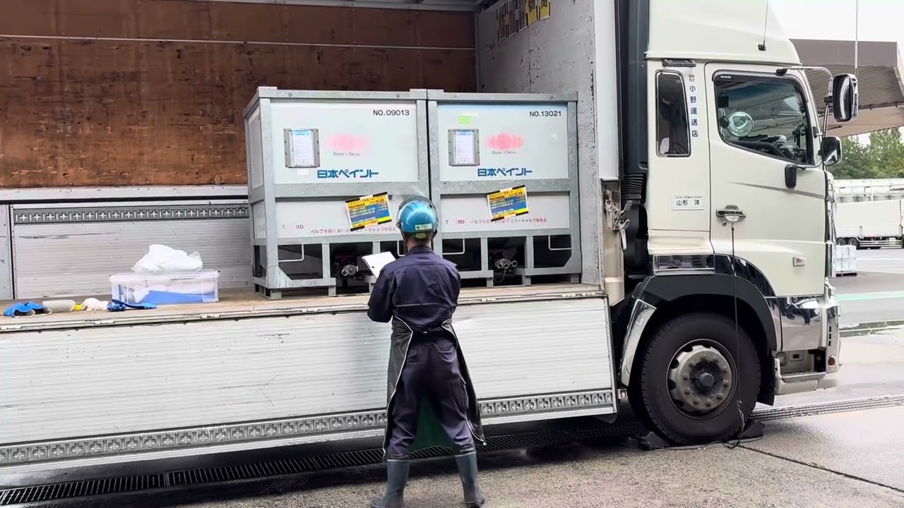 20251025　栃木営業所　コンテナ注入訓練
