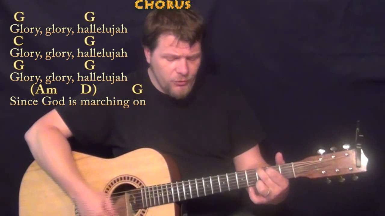 The Battle Hymn of the Republic (Hymn) Strum Guitar Cover Lesson in G with Chords/Lyrics