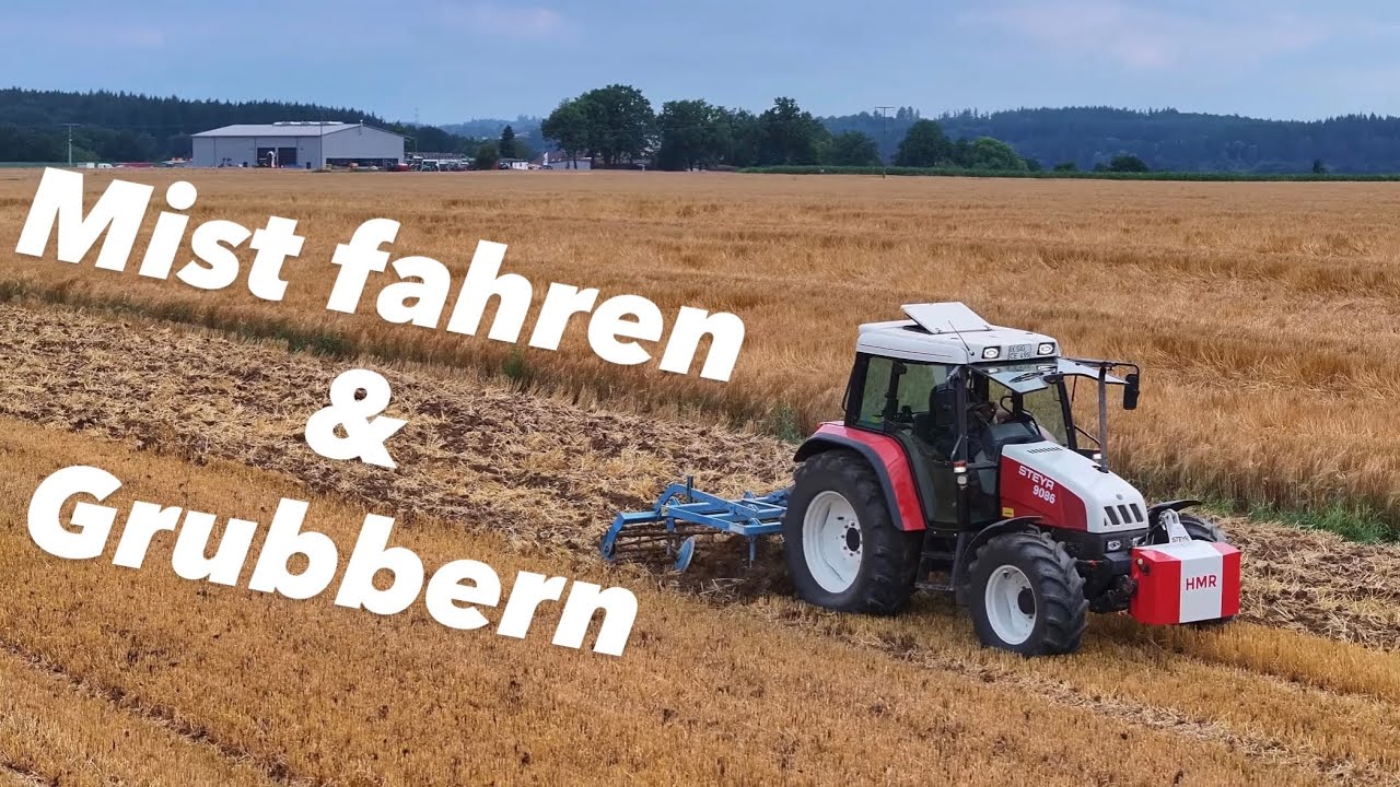 Gersten Acker Grubbern | Mist Streuen | Umziehen 