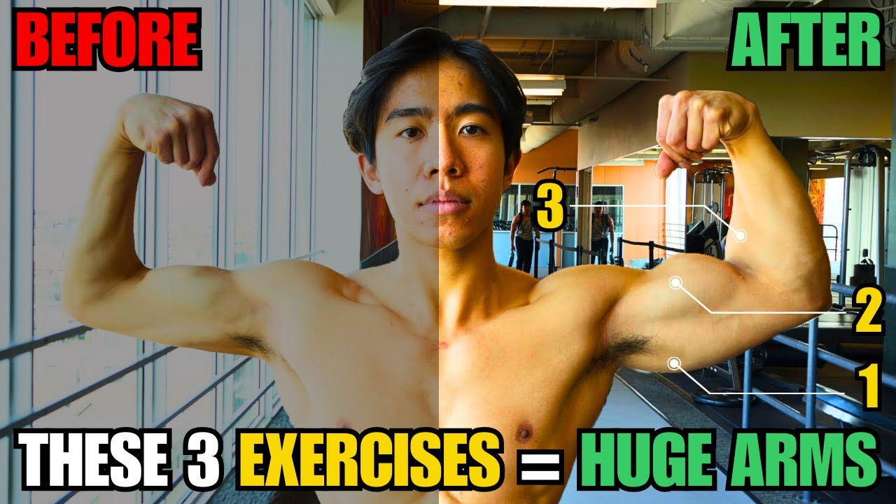 The ONLY 3 Arm Exercises YOU NEED for BIG ARMS (Dumbbell Edition)
