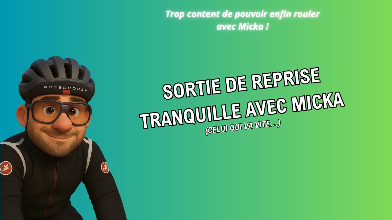 Sortie route | Sortie tranquille avec Micka !
