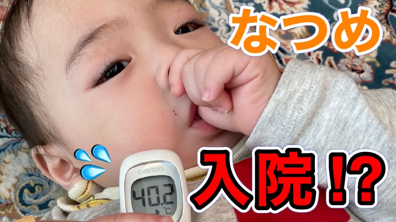 【緊急事態❗】ずっと続く高熱💦採血した結果にビックリ😱〜なつめくん入院⁉😭〜