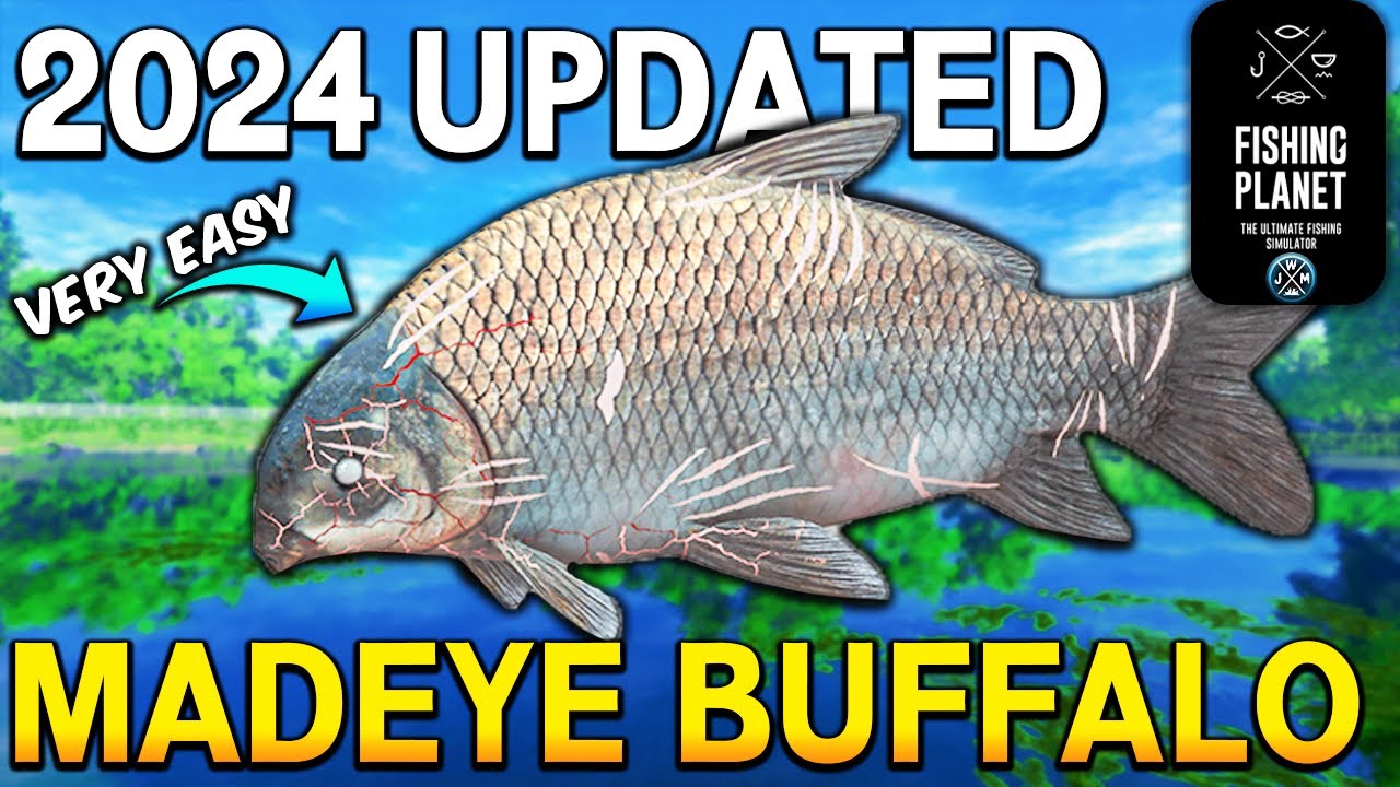 Fishing Planet 2024 — Как поймать гигантскую рыбу-буффало Mad Eye на озере Lone Star