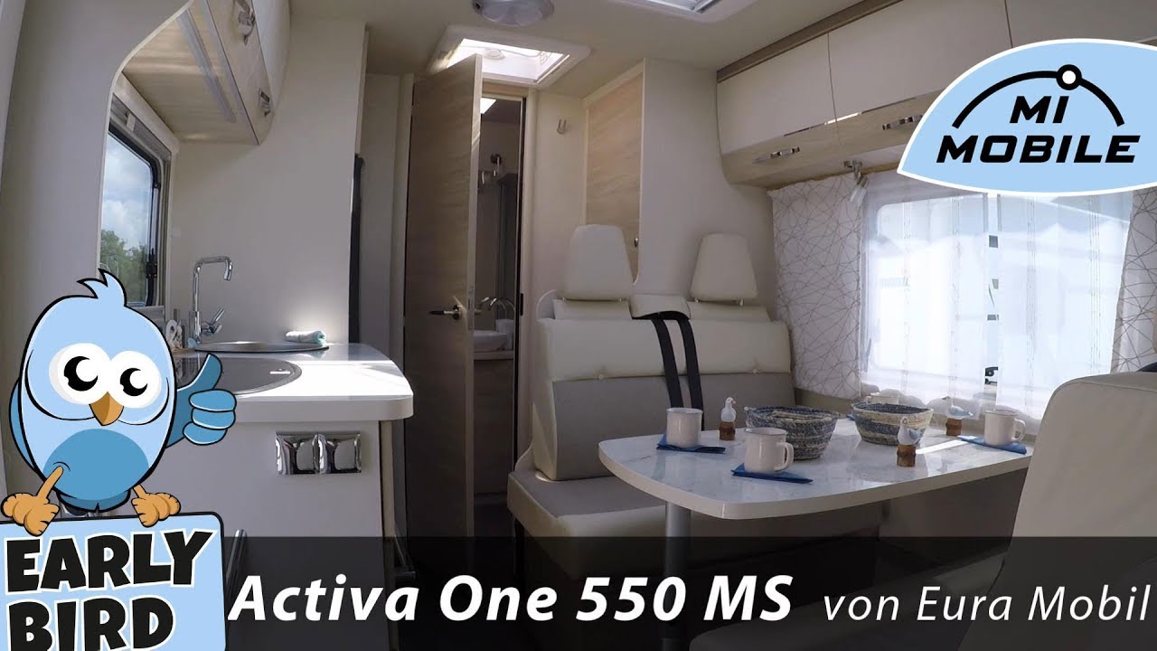 #048 Earlybird - Eura Mobil Activa One 550 MS - 5,89m Alkoven mit Mittelsitzgruppe