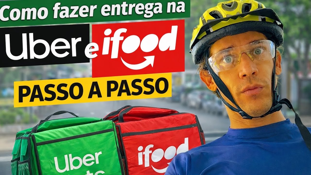 Aprenda Fazer Sua Primeira Entrega na Uber e ifood Modal bike 