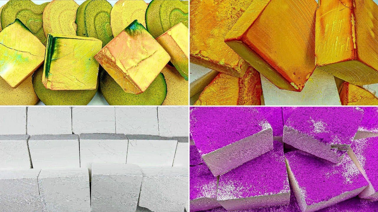 Beautiful Colourful Dyed Chalk! @Asmrcrispy1520| Gym Chalk