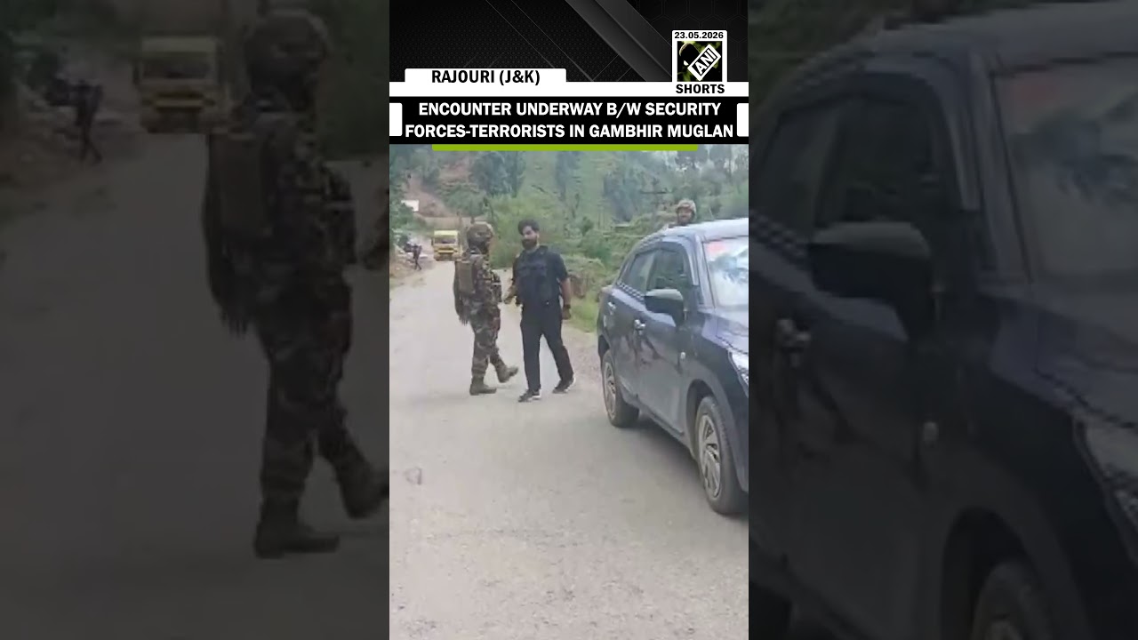 J&K: Encounter underway b/w security forces & terrorists in Gambhir Muglan, Rajouri
