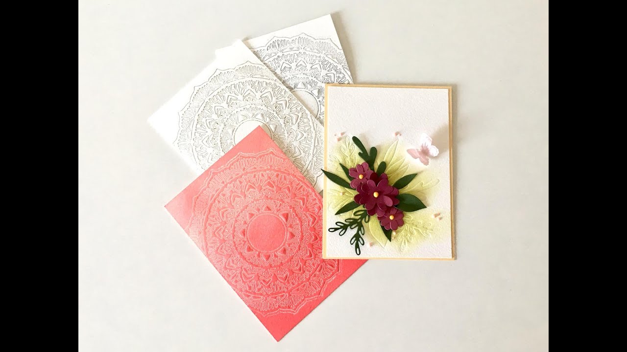Progetti a casa: Embossing con le fustelle