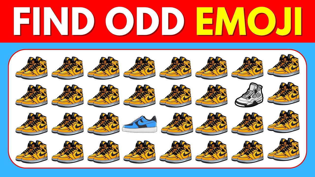 Find the Odd Emoji Out 🔎 | Fun Emoji Puzzle Game Challenge