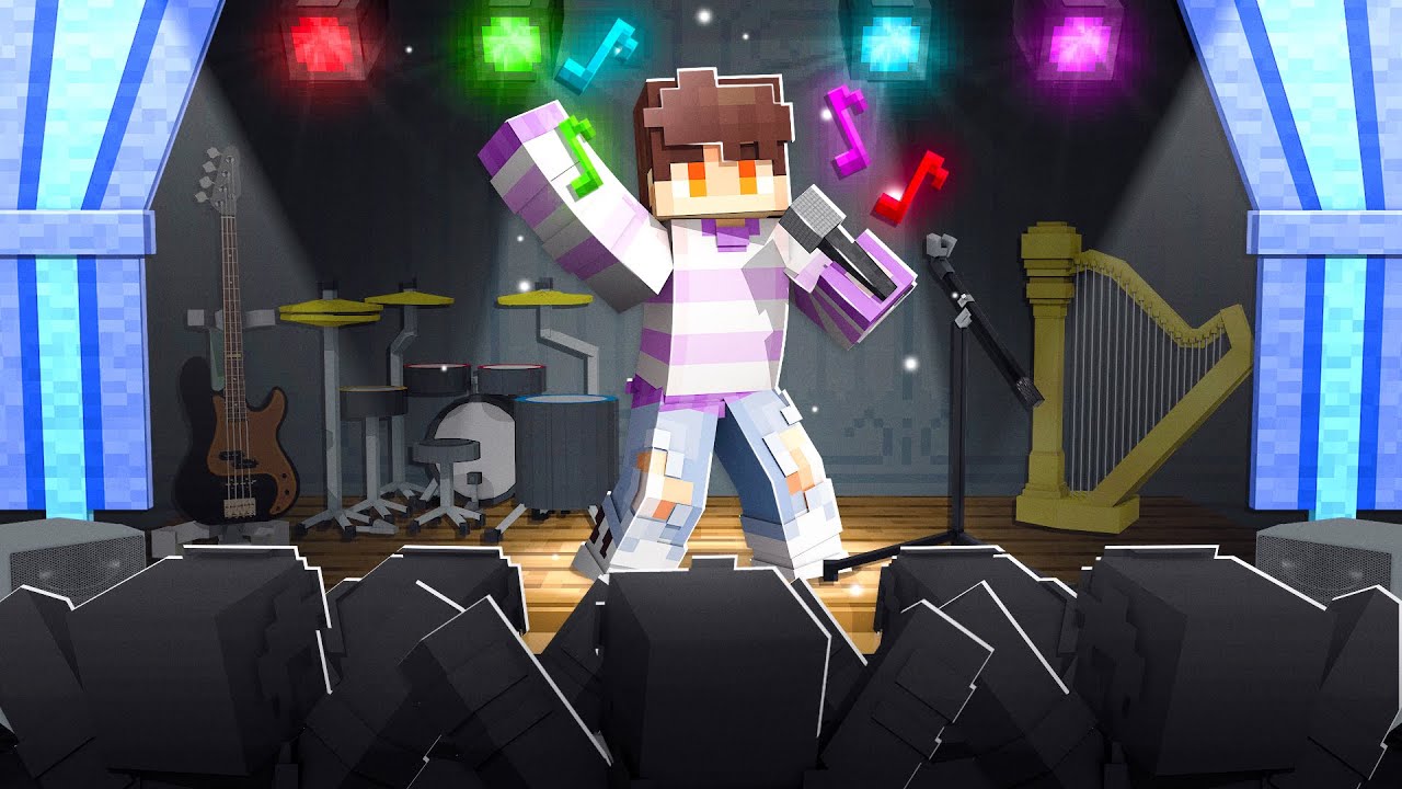 I Became a POP STAR in Minecraft!