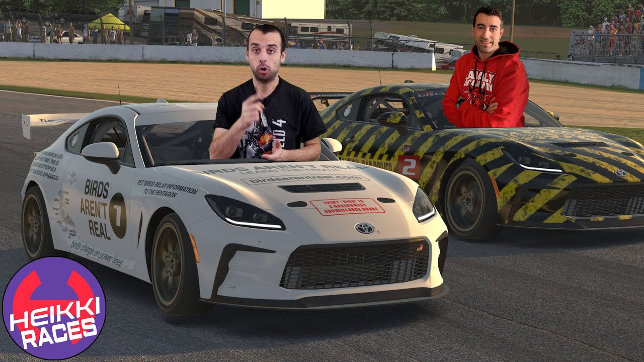 Picada espectacular con Keny500 (iRacing / Road Atlanta / Toyota GR86) || Heikki360ES