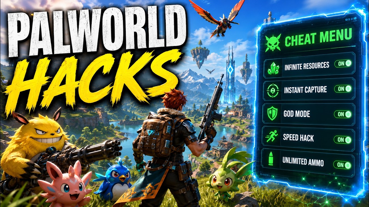 Palworld Mod Menu & Hacks 2026 | Pal Spawner, Fly Hack, Speed Hack & God Mode