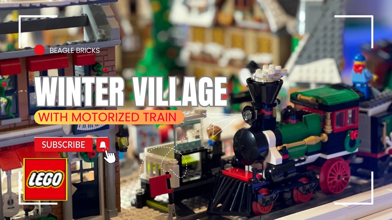 🌟 LEGO Christmas Winter Village, featuring the Winter Holiday Train set. 🚂