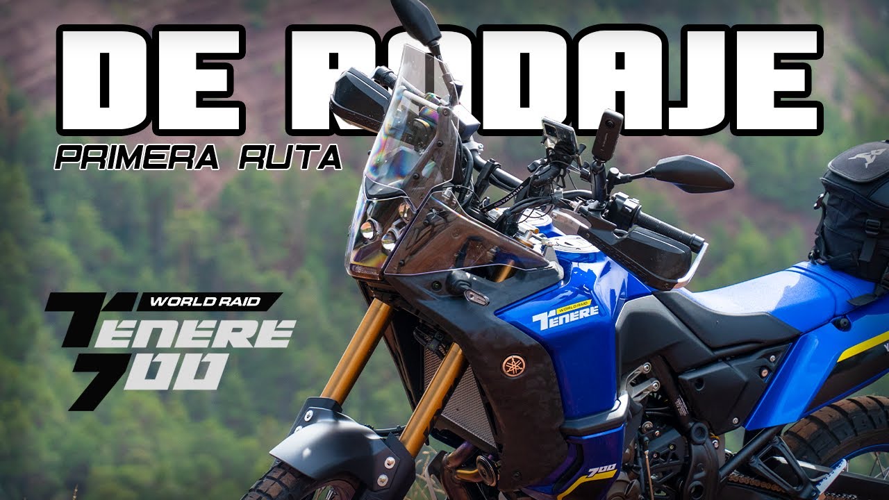 👶 Haciendo el RODAJE a la YAMAHA T7 WORLD RAID