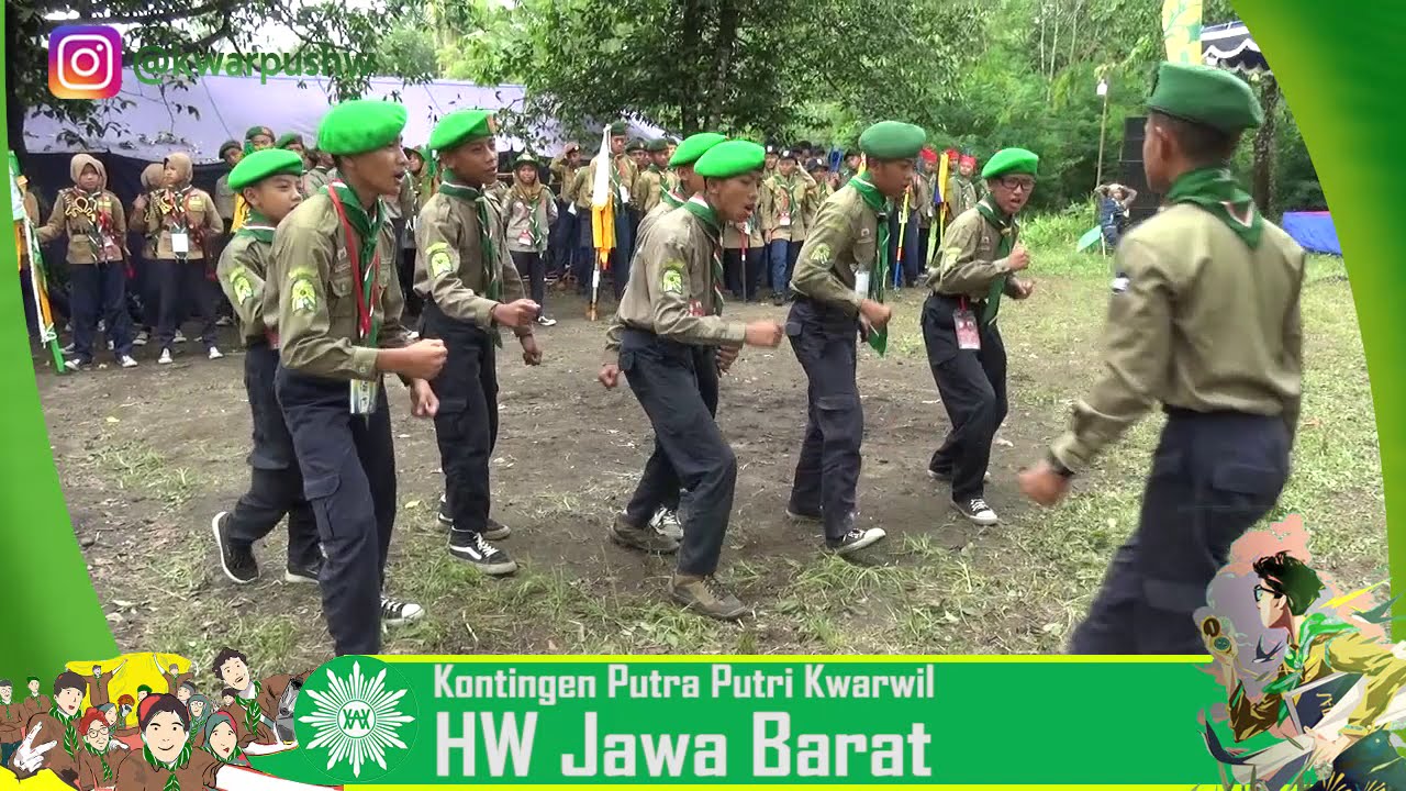 Yel-Yel HW SMP Muhammadiyah 4 Margahayu Kabupaten Bandung di LPB tingkat Nasional