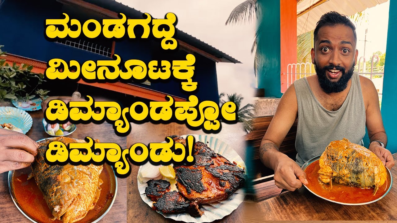 Mandagadde Fish Food | ಮಂಡಗದ್ದೆ ಮೀನೂಟ | Best Fish Restaurant in Mandagadde Shivamogga | Kannada Vlog