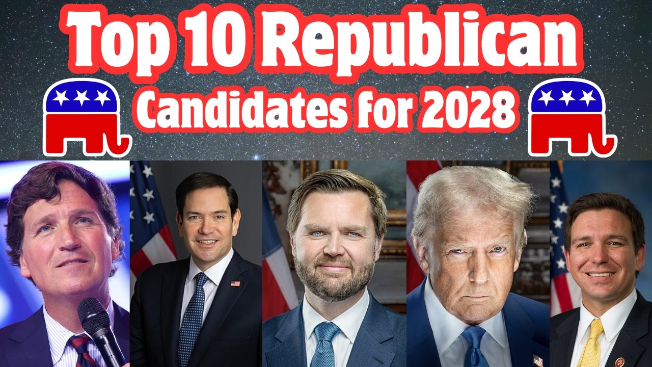 Топ-10 кандидатов от Республиканской партии на выборах 2028 года, рейтинг.