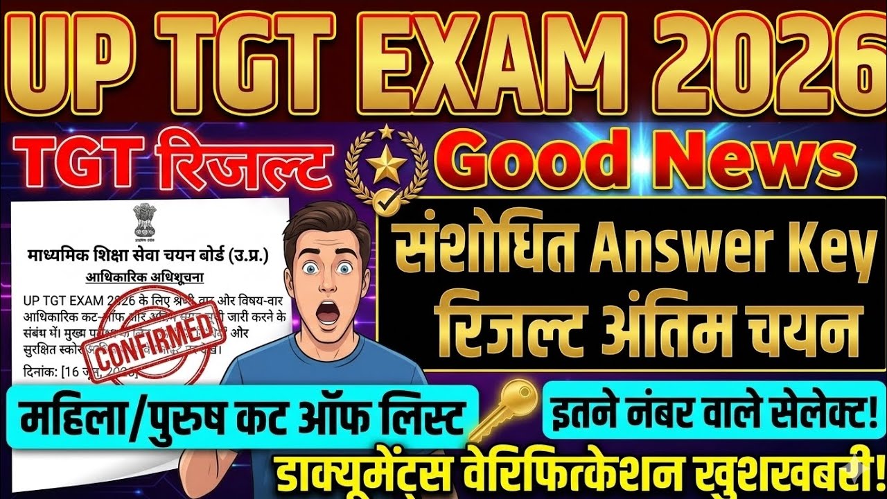 UP TGT Result 2026 Out? | UP TGT Result Date 2026 | UP TGT Cut Off 2026 Subject Wise