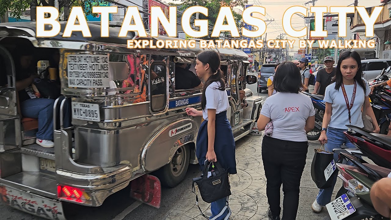 BATANGAS CITY ONE HOUR WALK 2025 [4K HDR]  EXPLORING BATANGAS CITY PHILIPPINES