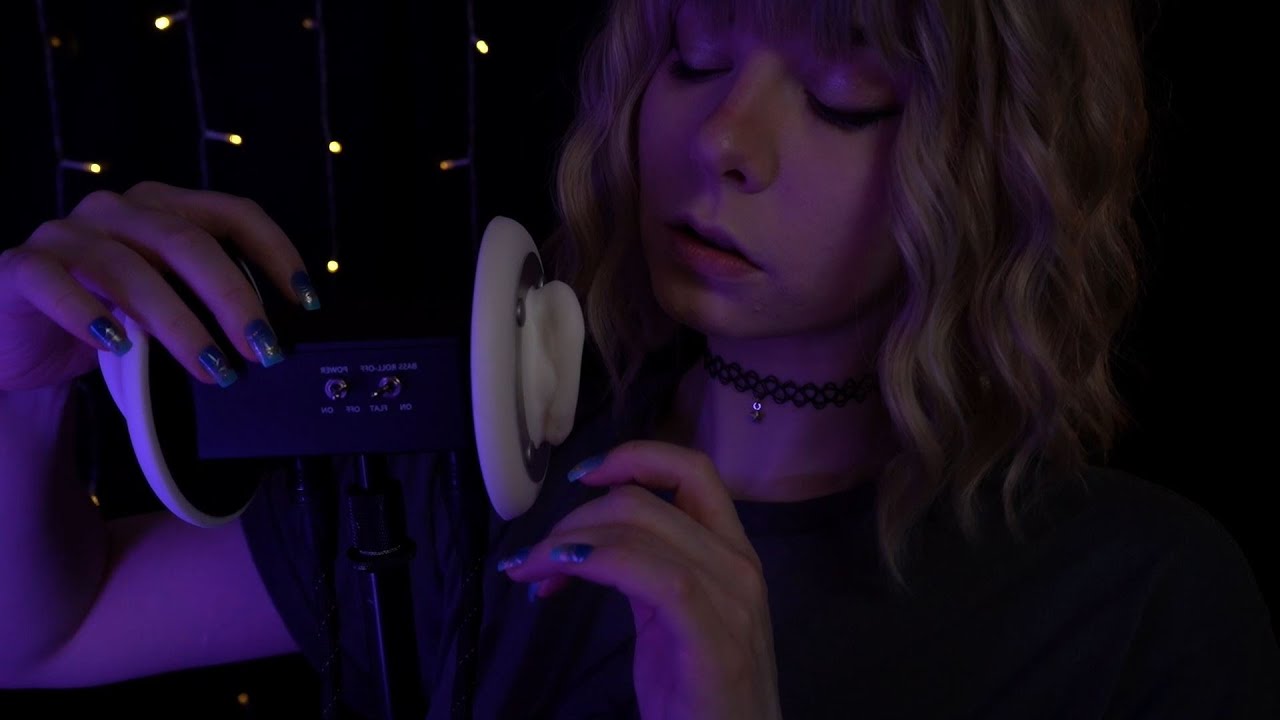 ASMR | slow anticipatory ear attention & whispering - sensitive, ear to ear, rain ambience