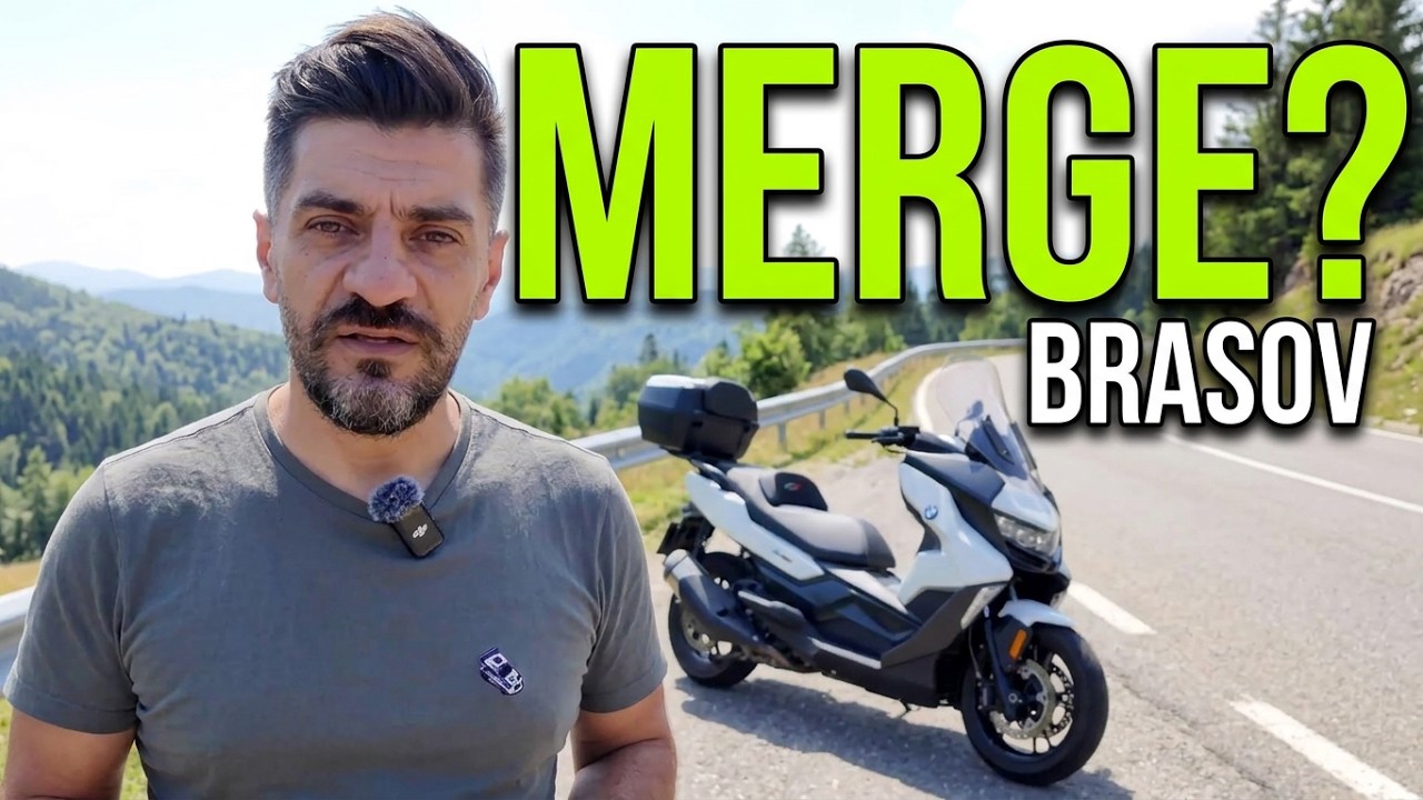 Poti merge cu scuterul la drum lung - BMW c400 GT la Brasov
