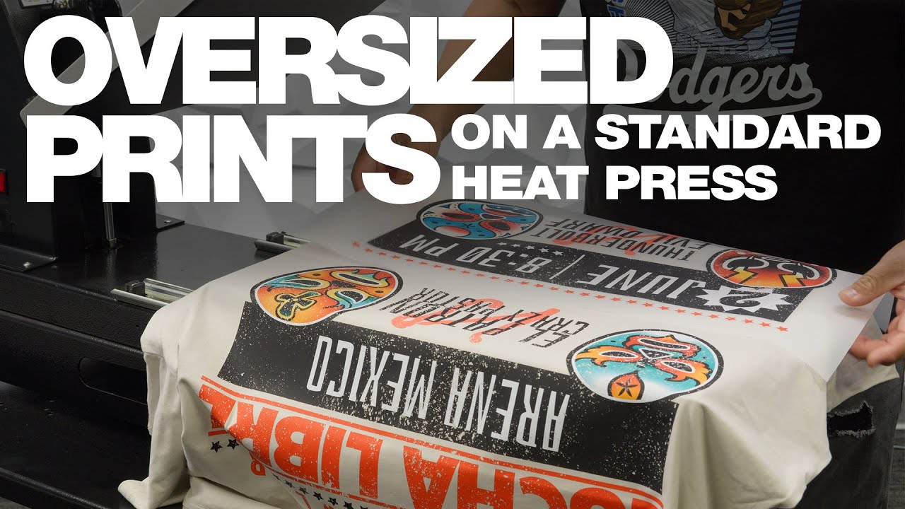 Make GIANT Shirt Prints with a 16x20 Heat Press