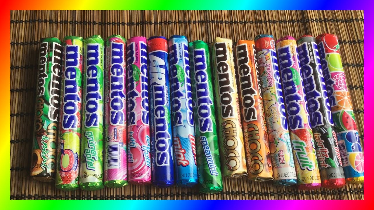 Top 10 Mentos Flavors (Bubble Gum, Chocolate & more)