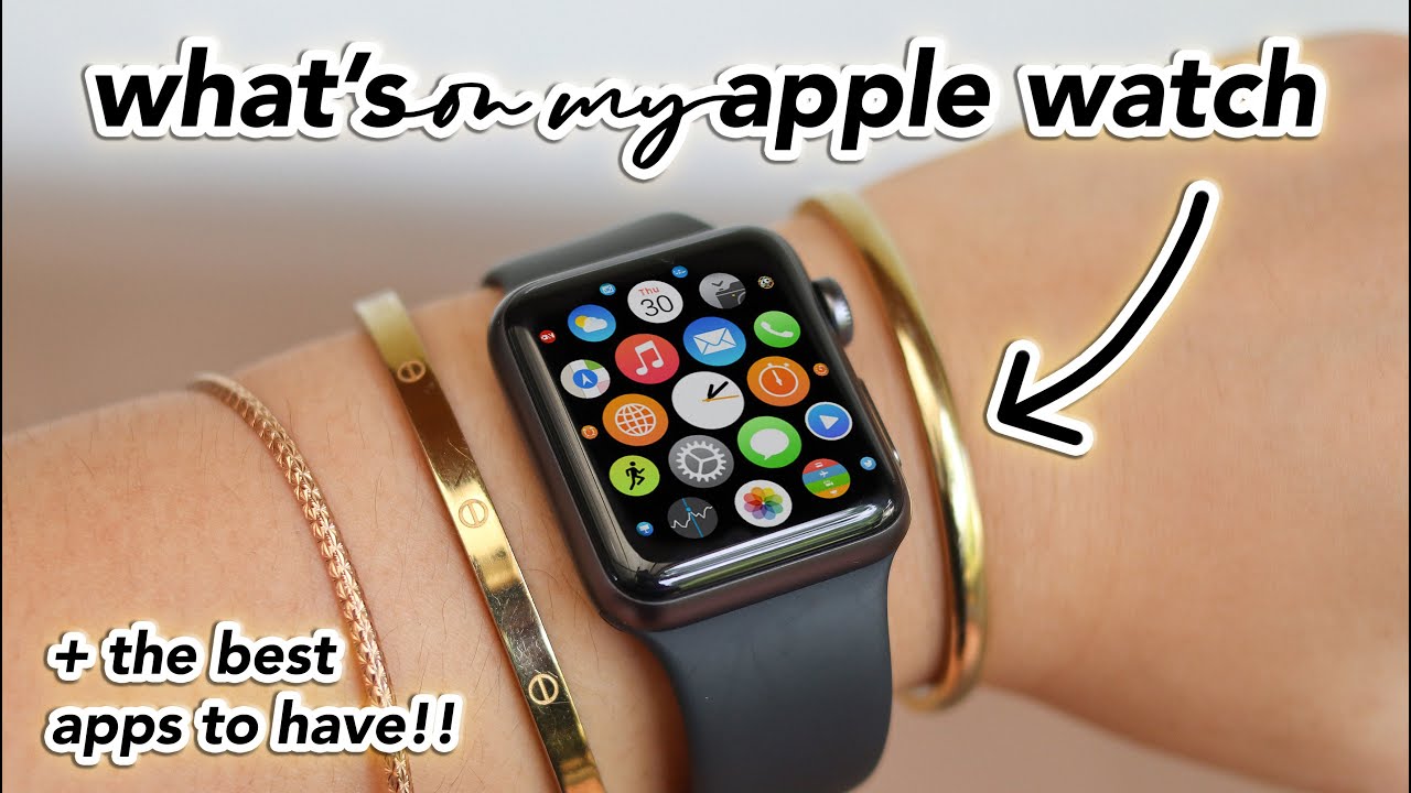 what's on my apple watch + best apps for students (2020)