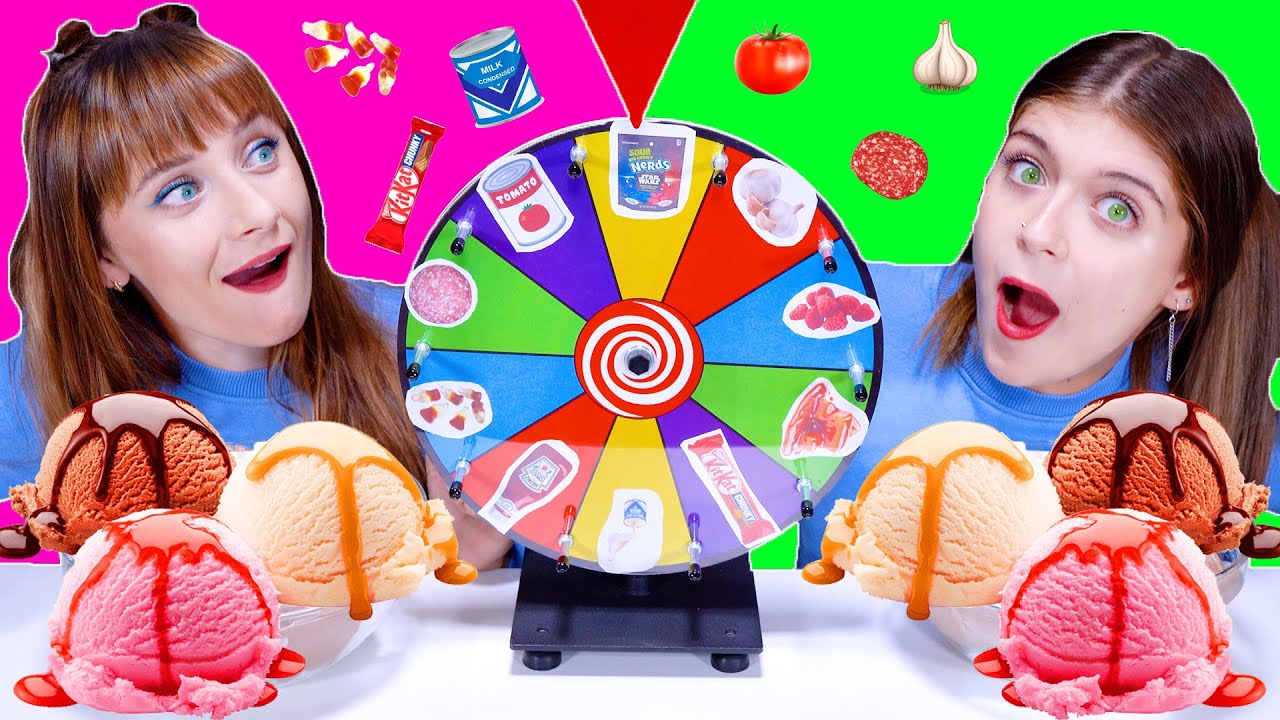 ASMR Mystery Wheel of Ice Cream Decoration Challenge By LiLiBu