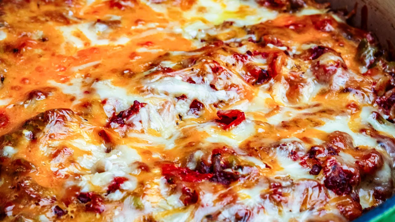 Baked Tomato Macaroni Casserole | Easy Weeknight Recipe!