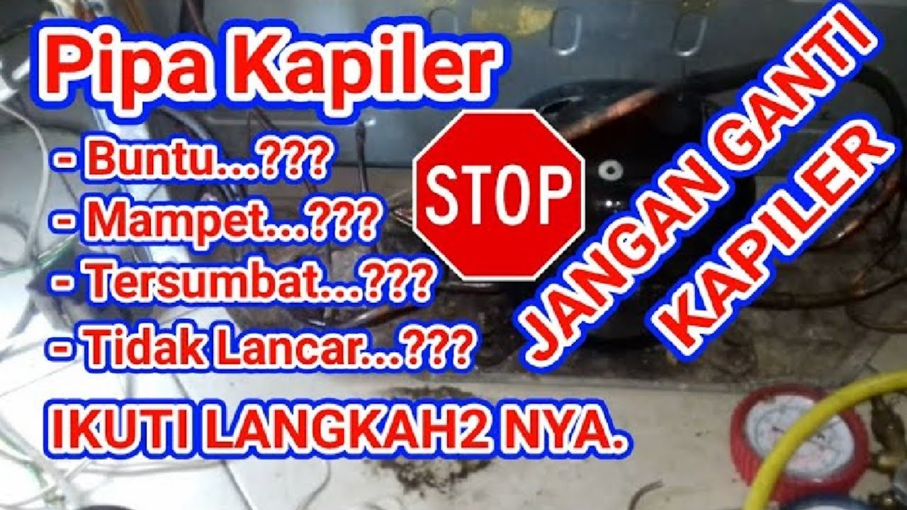 Cara mengatasi kulkas Buntu