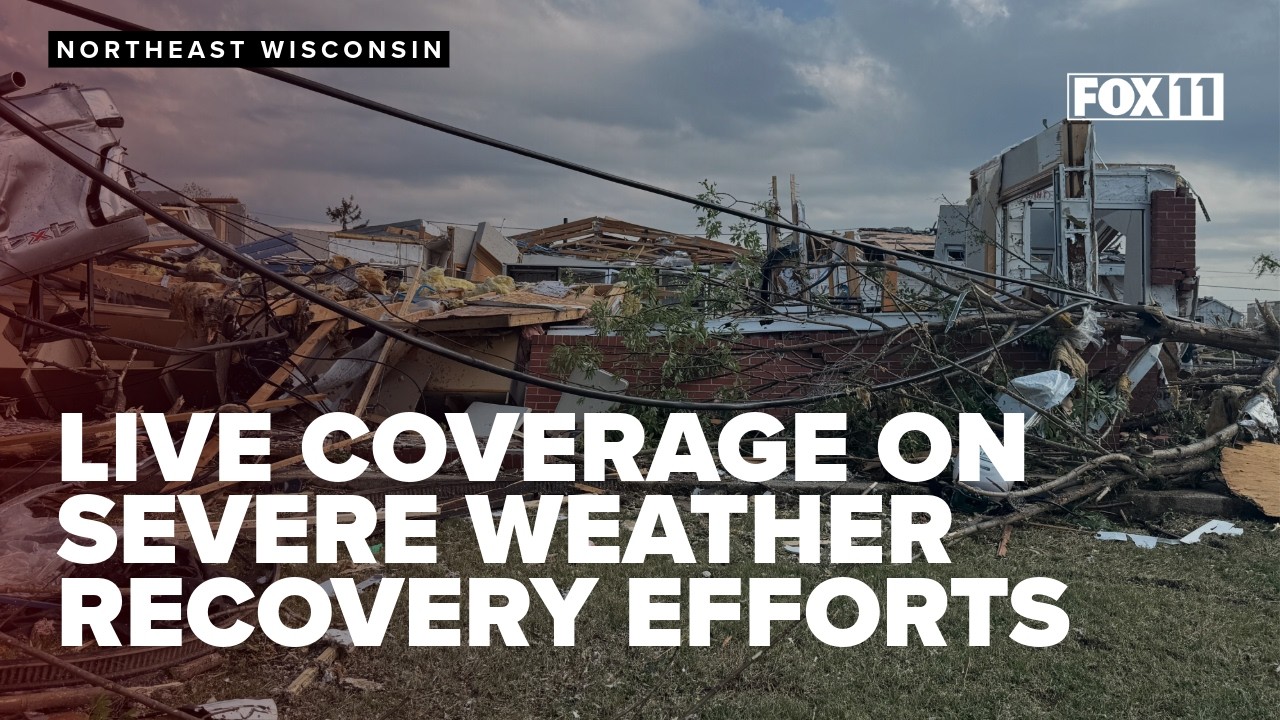 Live updates on Menasha tornado, severe storms in Northeast Wisconsin