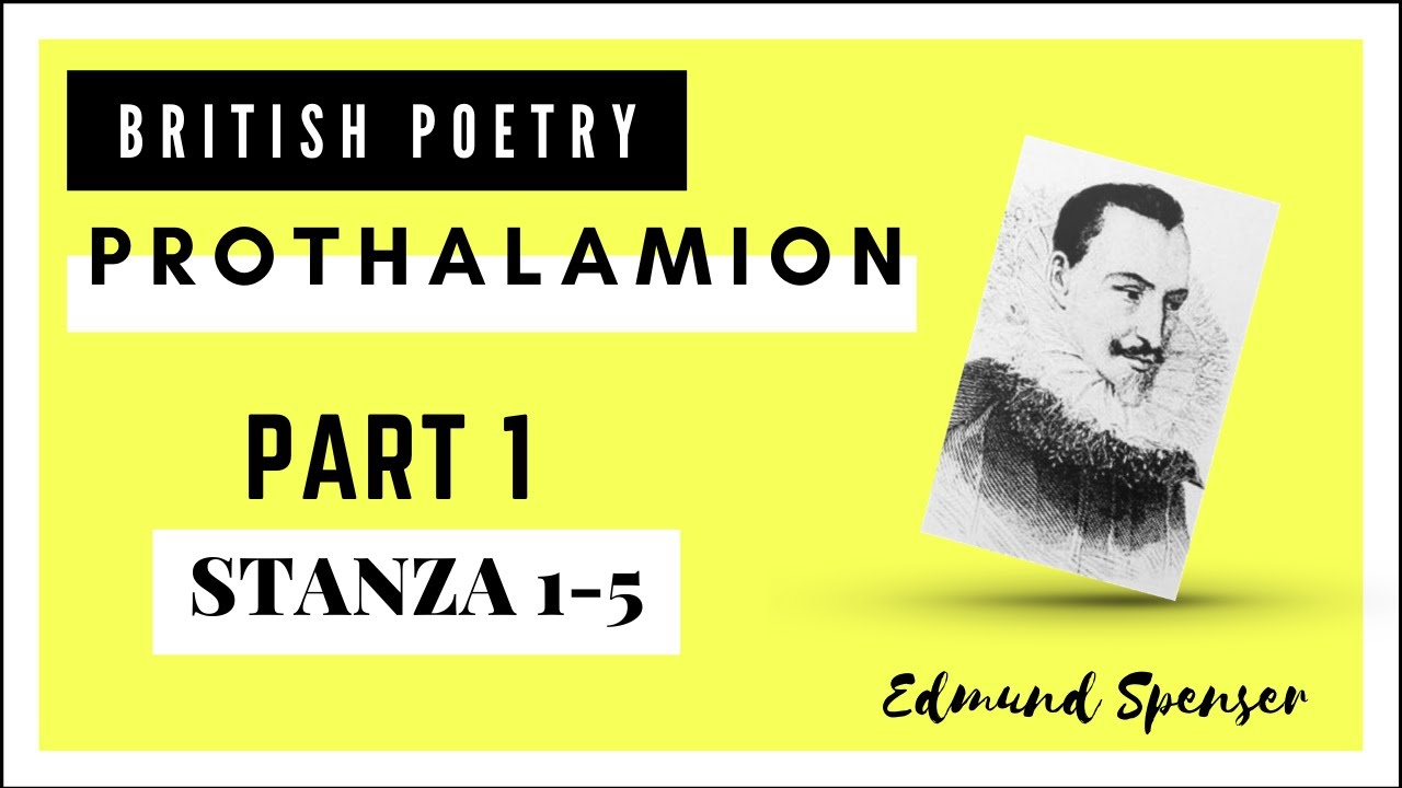 PROTHALAMION | MEG 1 | BRITISH POETRY | FREE NOTES + ASSIGNMENTS | PART 1 | STANZA 1-5