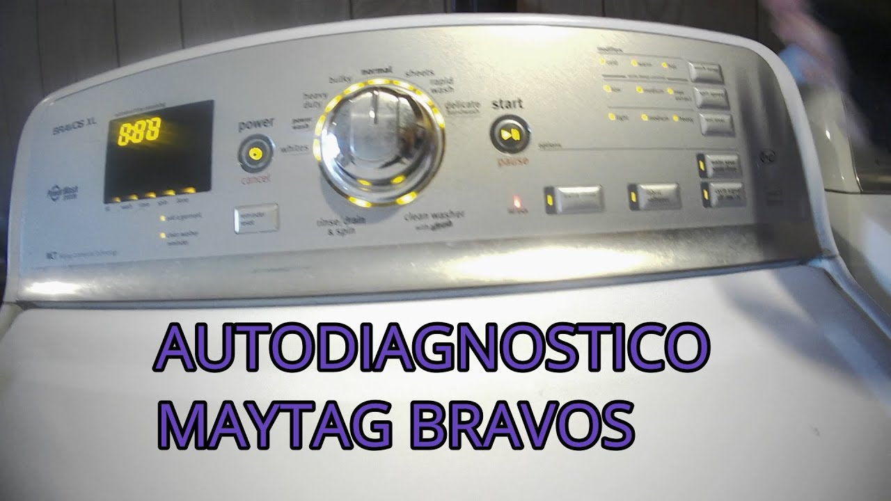 😲 ¡NO TE FIES! de LAVADORA Maytag Bravos 😏 Mira la FALLA que el DIAGNOSTICO automático NO detectará