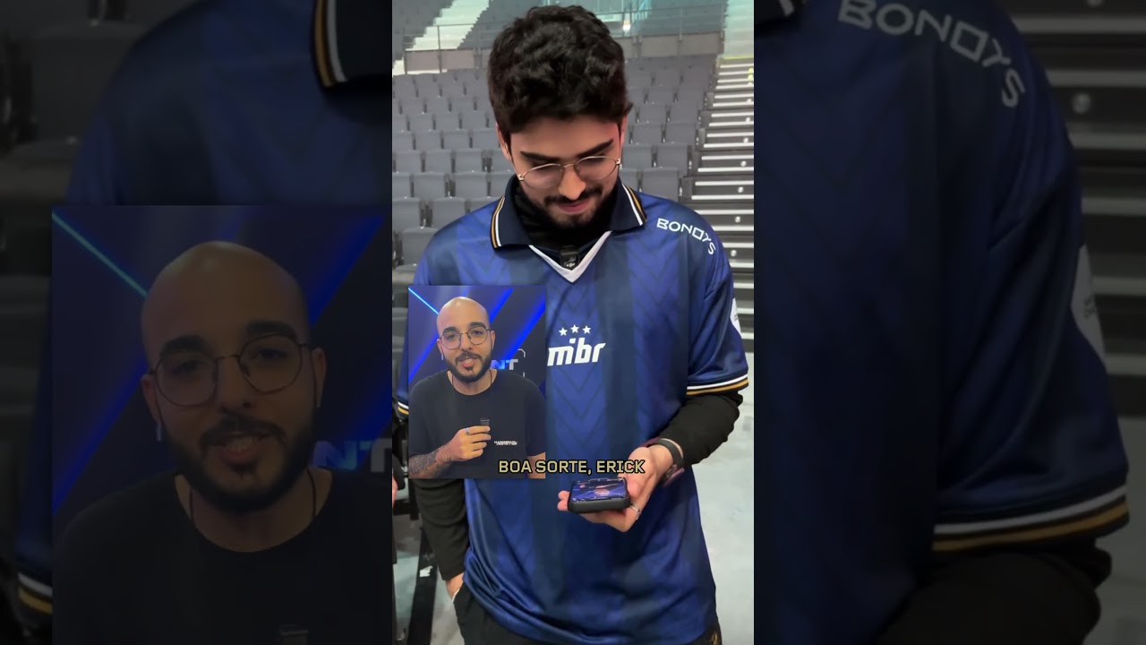 Pra entrar no clima de MIBR em Paris, o sacy mandou um recado pro aspas antes do jog&atilde;o de amanh&atilde; 👀