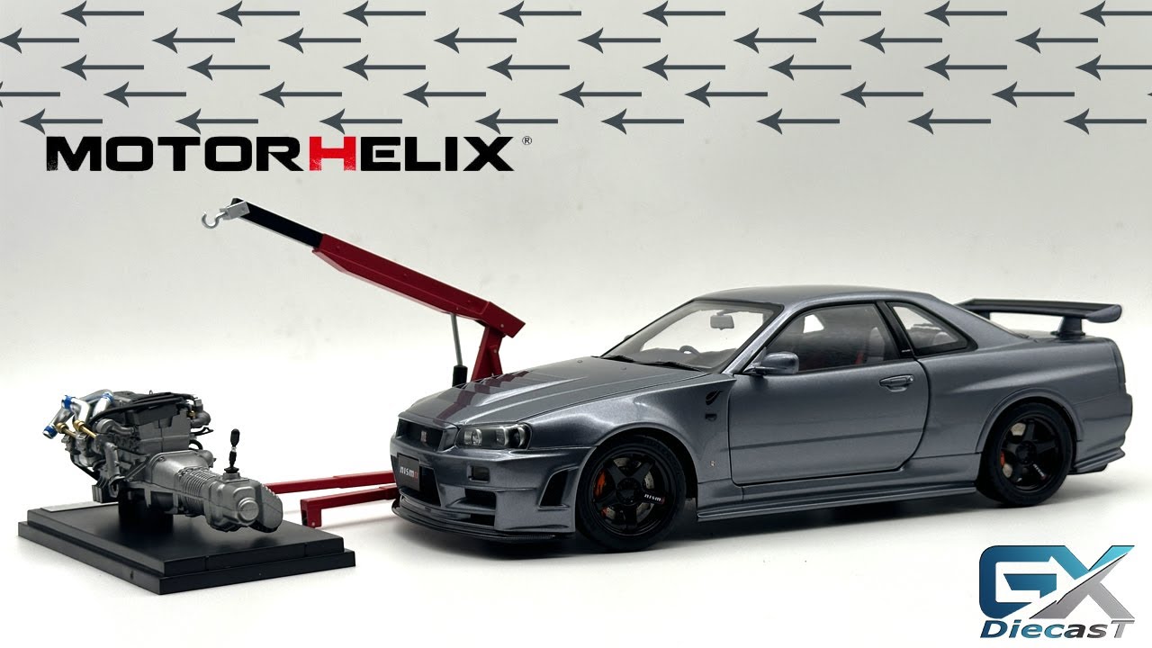 MOTORHELIX 1/18 Nissan Skyline Nismo GT-R R34 Z-tune (Silver)