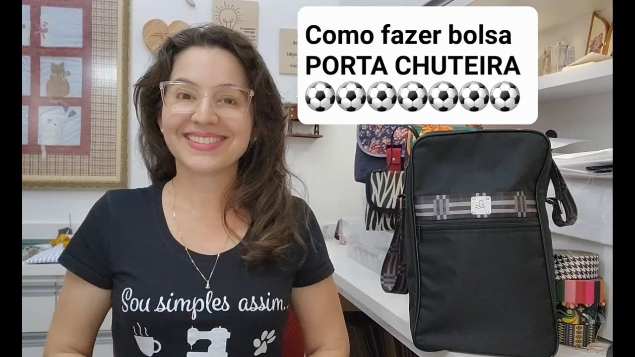 COMO FAZER Bolsa PORTA CHUTEIRA ⚽️