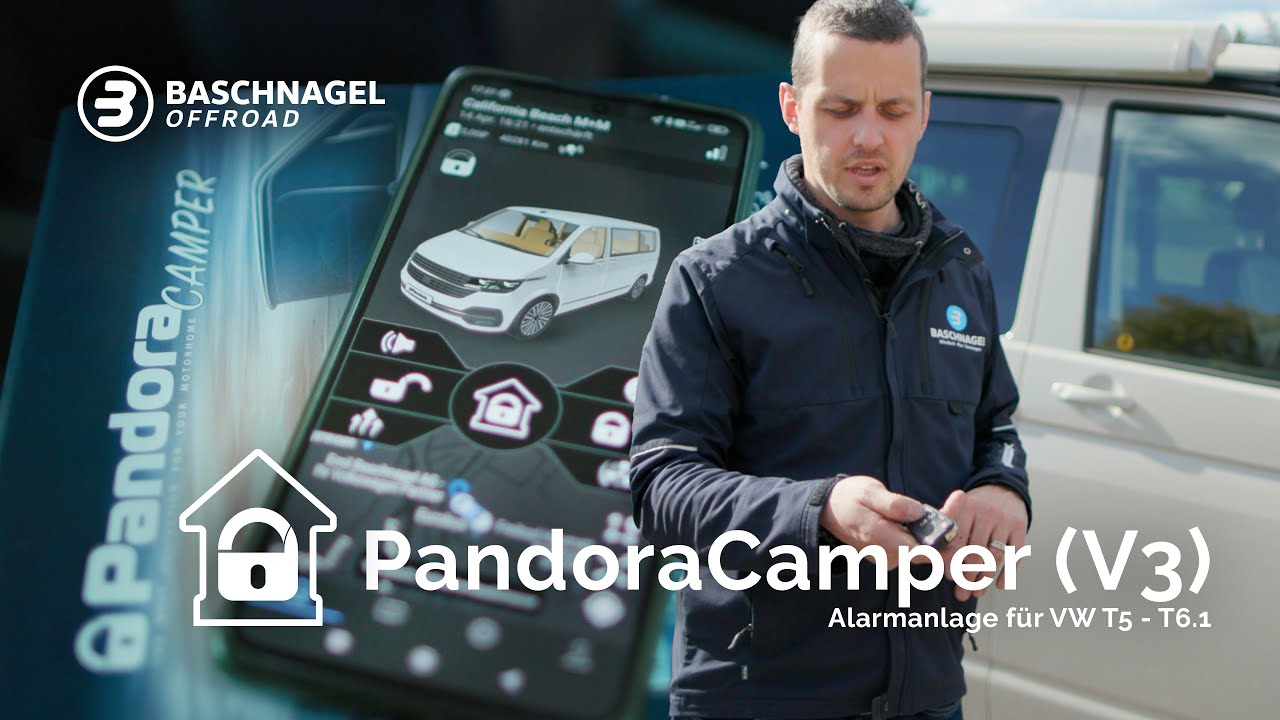 Pandora Camper V3 - Die beste Alarmanlage für deinen T5, T6 und T6.1 - So funktioniert sie!