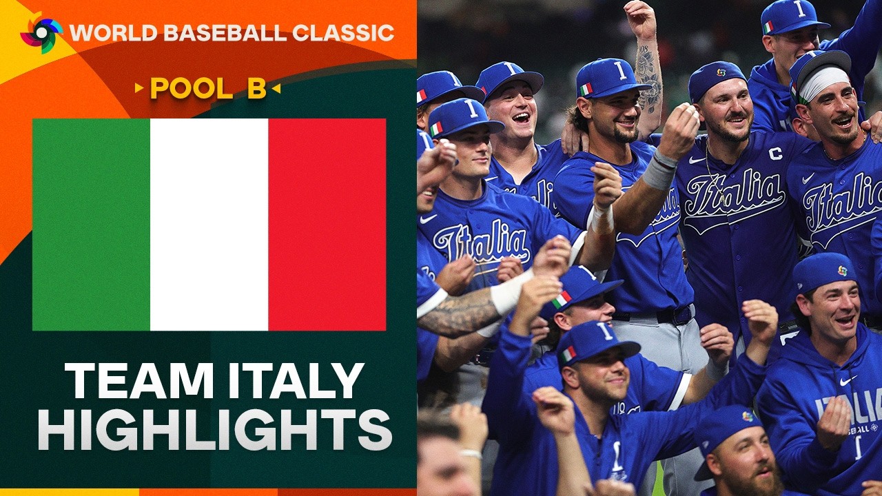 Team Italy's TOP MOMENTS from World Baseball Classic Pool Play! 🇮🇹 (Ft. Pasquantino, Nola, more!)