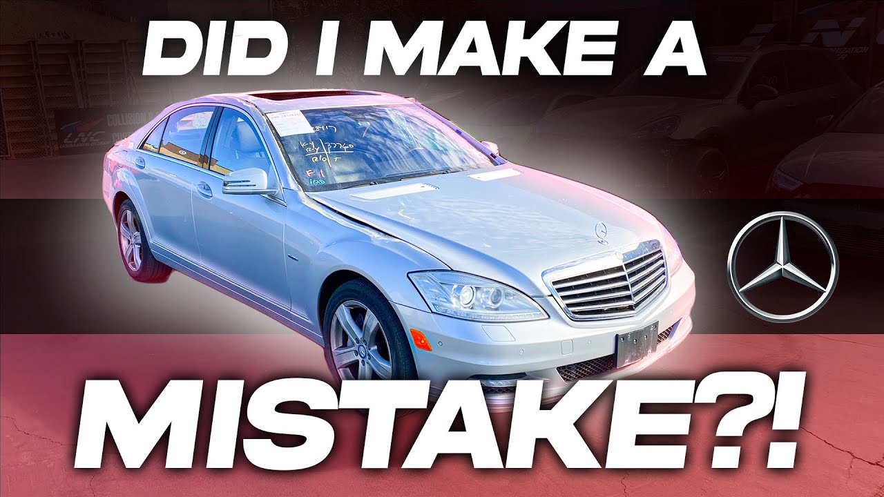 I BOUGHT A CHEAP STORM DAMAGED MERCEDES S550 WAS IT A MISTAKE? 