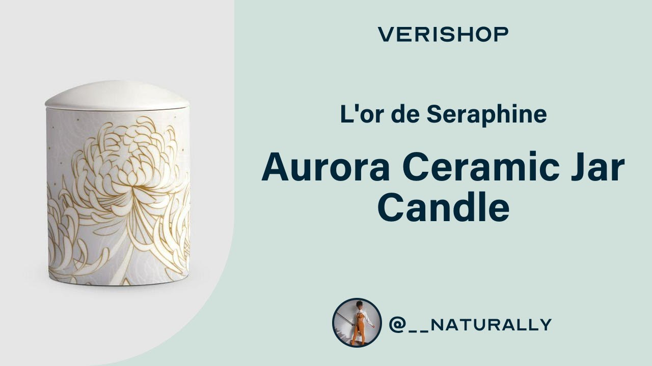 L'or de Seraphine Aurora Ceramic Jar Candle Review