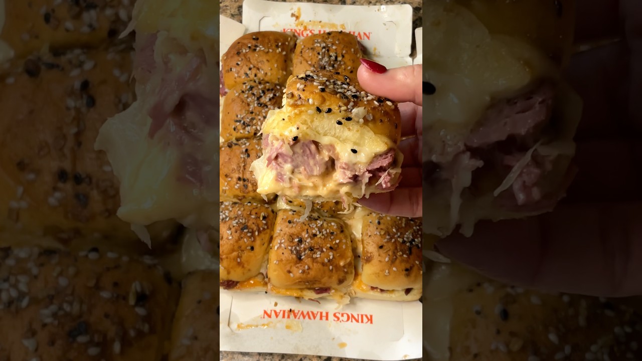 Reuben Sliders😮&zwj;💨🔥 . #reuben #sliders #slidersunday #stpatricksday #appetizer #yum #dinner