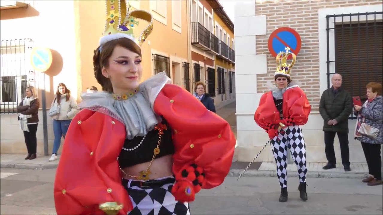 Comparsas locales. Desfile de Carnaval. La Guardia (Toledo) 26-2-2023