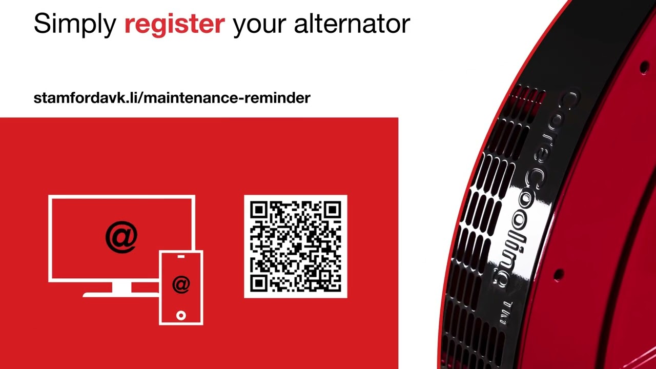 STAMFORD | AvK Alternator Maintenance Reminder