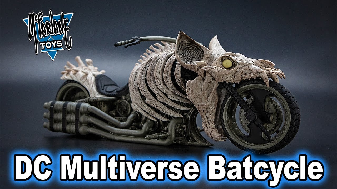 DC Multiverse Batcycle by McFarlane Toys Unboxing and Review