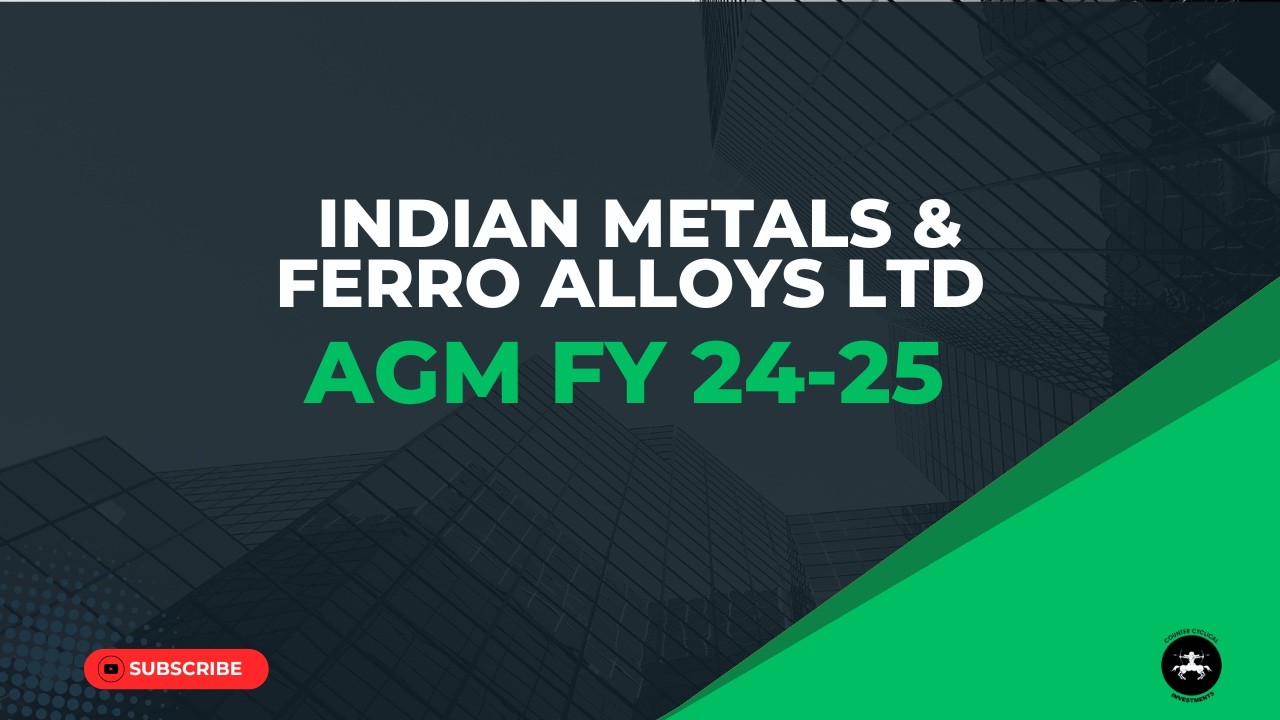 Indian Metals & Ferro Alloys Ltd FY 2024 25 AGM