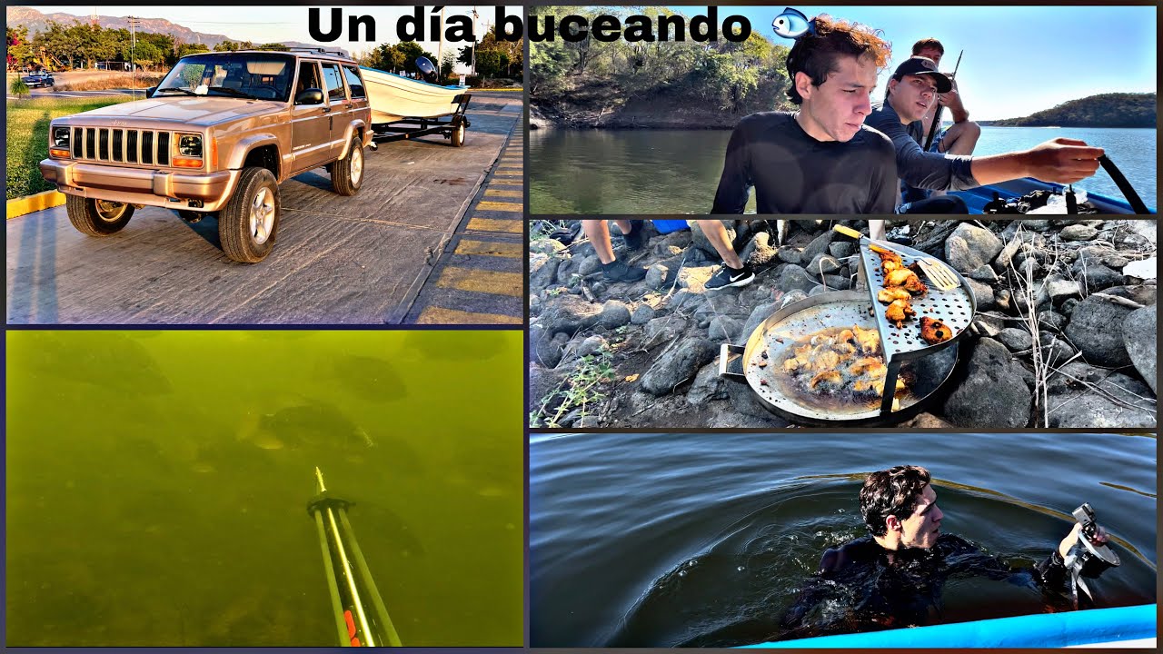PASANDO UN DÍA EN LA PRESA BUCEANDO 🐟 Y TODO ESTO SACAMOS ENNUN DÍA AGRADABLE ‼️(elmariomt)