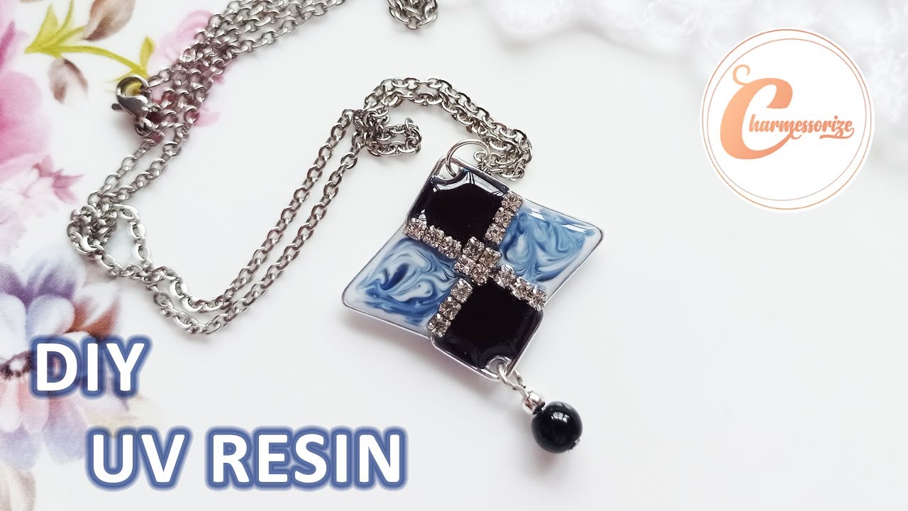 UV レジン | DIY UV Resin Craft & Accessories |No mold Make your own Bezel Frame | Step by step tutorial